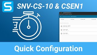 SimplySnap Quick Config: SNV-CS-10 & CSEN1 Sensors