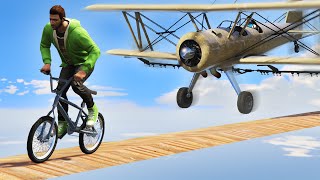 HIT THE TIGHTROPERS WITH PLANES! (GTA 5 Funny Moments)