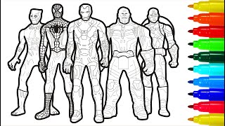 Superheroes Marvel Coloring Pages