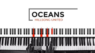 Oceans Hillsong Piano Chords | Easy Piano Tutorial