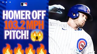 The FASTEST PITCH HIT FOR A HOME RUN SINCE 2008 is hit by Ian Happ vs. the Reaper! 🔥