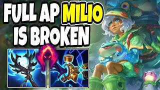 Challenger support shows you how to carry games with FULL AP MILIO - League of Legends