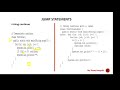 Java Programming Language - jump statements - #break #continue #return