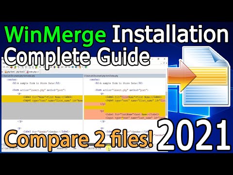 Как установить WinMerge в Windows 10 [обновление 2021 г.] Сравните два файла! Полное пошаговое руководство