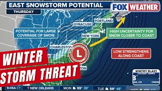 Brewing Winter Storm Could Bring Swath Of Snow Across East