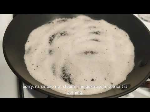 What is the melting point of table sugar?