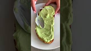 Amazing creamy avocado toast ASMR tutorial