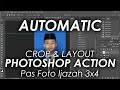 Pas Foto Ijazah 3x4 Mudah dan Cepat Dengan Adobe Photoshop (Try Free Action) - Photoshop Tutorial