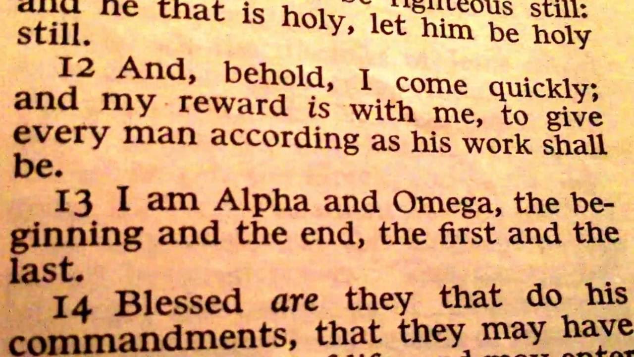 Revelation Chapter 22 Youtube