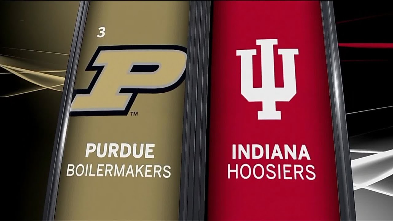 Purdue At Indiana - Men's Basketball Highlights - YouTube