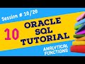 Day 10 - Analytical Window Functions in SQL ✅ Oracle SQL for Beginners ✅ Oracle SQL Tutorial