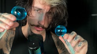 Relaxing ASMR Water Globes, Lip Smacking, and Tasty Eating Sounds.