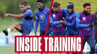 James' Stunning Goal In Shooting Challenge, Fingertip Saves & Intense Rondos 🔥 Inside Training