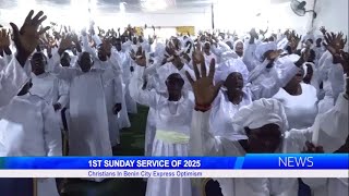 1ST SUNDAY SERVICE OF 2025: Christians In Benin City Express Optimism