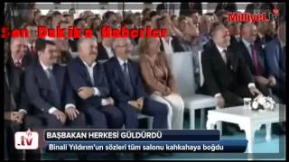 Başbakan tüm salonu kahkahaya boğdu