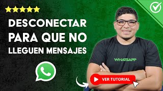 Cómo DESCONECTAR WHATSAPP para que NO TE LLEGUEN MENSAJES | 📲 Seguir con Internet en el Celular 💬