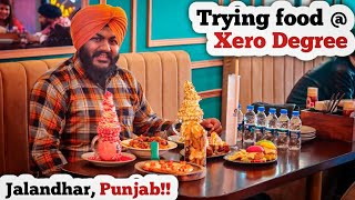 Punjab ka Cheap \u0026 Tasty 😱 food @ Xero Degree | Freaky Shake, colorful burger, waffles, cheese fries