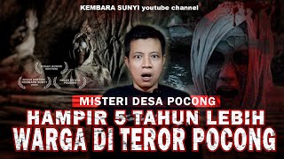 Teror POCONG di Sidoarjo‼️Dari Pohon Waru Tua di pindahkan ke Pilar masjid‼️ #pocong #horor