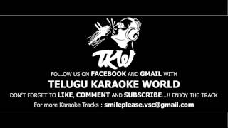 Kadile kaalame Jeevitam Karaoke || Jodi || Telugu Karaoke World ||