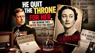 He Quit the Throne for Her. The Woman They Never Told You About. #wallissimpson