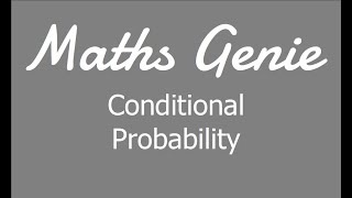Conditional Probability