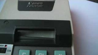 Canon Pocketronic : The First Pocket Calculator