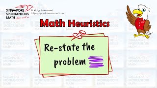 Restate the problem METHOD