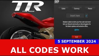 *ALL CODES* [New feature] The Ride ROBLOX | September 5, 2024