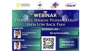 Stem Cell sebagai Pilihan Terapi pada Low Back Pain