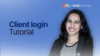 Client Login in WebLedger Office | How Clients Access the Portal