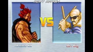 Mugen Timeline Battle part 9: Akuma vs Mr. Big