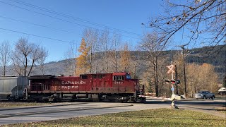 CP 8150 Leads CPKC Grain Train in Chase BC