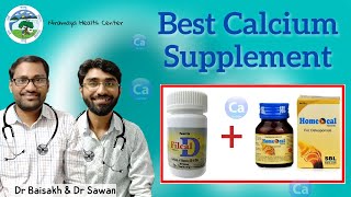 No 1 calcium supplement + body pain, joint pain homeopathic medicine