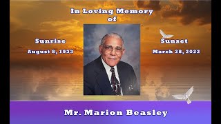 In Loving Memory of Mr. Marion Beasley