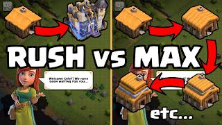 Proving RUSHING IS THE META with TWO NEW ACCOUNTS (Rush vs Max 0)