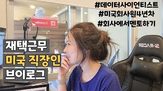 재택근무 미국 직장인 브이로그 work from home vlog