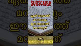 ഈ ആയത്ത് മറക്കരുത് #trending #viralvideo #status #shortsfeed #new #today #reels #islam