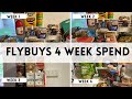 COLES GROCERY HAUL / FLYBUYS 4 WEEK OFFER / STOCKPILING / FAMILY OF 4 AUSTRALIA