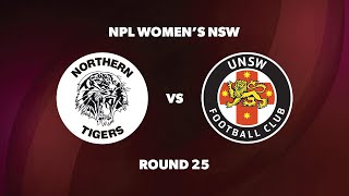 NPL Women's NSW Round 25: Northern Tigers FC v UNSW FC