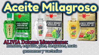 Aceite Milagroso que Alivia Dolores Musculares y Articulares