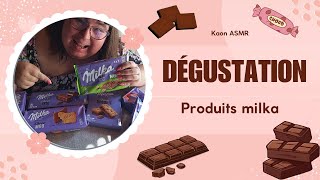 #asmr Dégustations milka 🍫