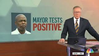NYC Mayor Eric Adams Holds Virtual Press Event After Positive COVID Test | NBC New York