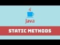 Java Programming Tutorial - Static Methods