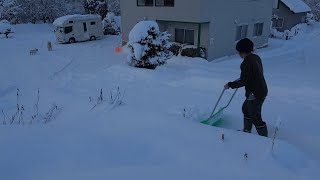 24年25年シーズン 北海道の雪かき 3🌈＃ママさんダンプ