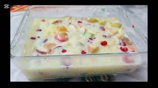 ফ্রুট কাস্টার্ড উইথ সাগুদানা-২০২৪/Fruit 🍒🍇 custard with sabudana#মুখরোচক খাবার #কাস্টার্ড #recipe