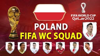 POLAND Football Team FULL SQUAD For FIFA WORLD CUP | FIFA WORLD CUP 2022 QATAR