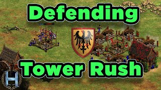 Defending Against Teutons Tower Rush