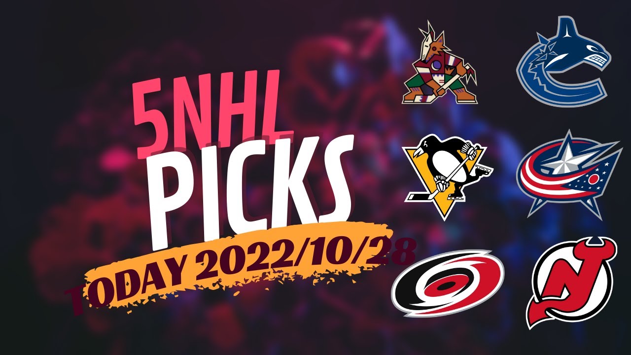 5 Nhl Predictions Today Nhl Picks Today Nhl Dfs Nhl Predictions Nhl ...