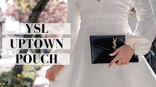 YSL UPTOWN POUCH 1 YEAR REVIEW // What Fits, Pros \u0026 Cons, Modshots and Wear \u0026 Tear