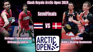 SEMIFINAL | Puavaranukroh/kedren (THA) vs Astrup/Rasmussen (DEN) | Arctic Open Badminton 2024